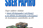 sběr papíru